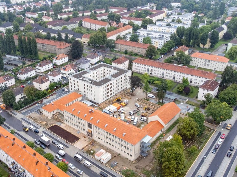 Referenz Sanierung Altenheim - Pflegefachzentrum Guben